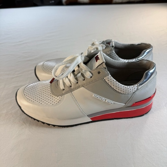 Michael Kors White and Gray Sneakers - Picture 4 of 11